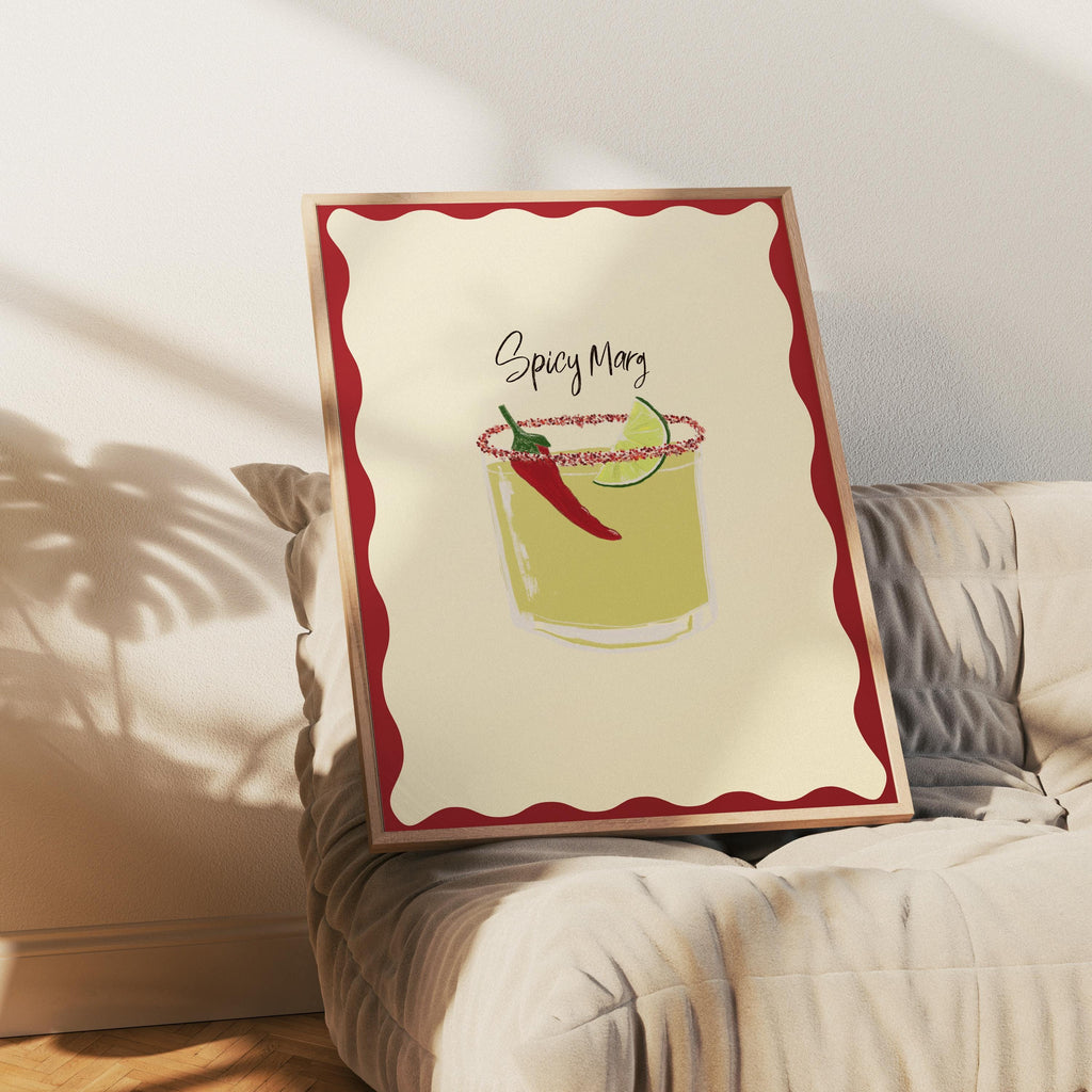 Spicy Margarita Cocktail Print