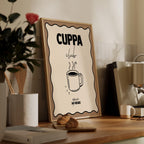 Cuppa Club Tea Print: Kitchen Wall Art