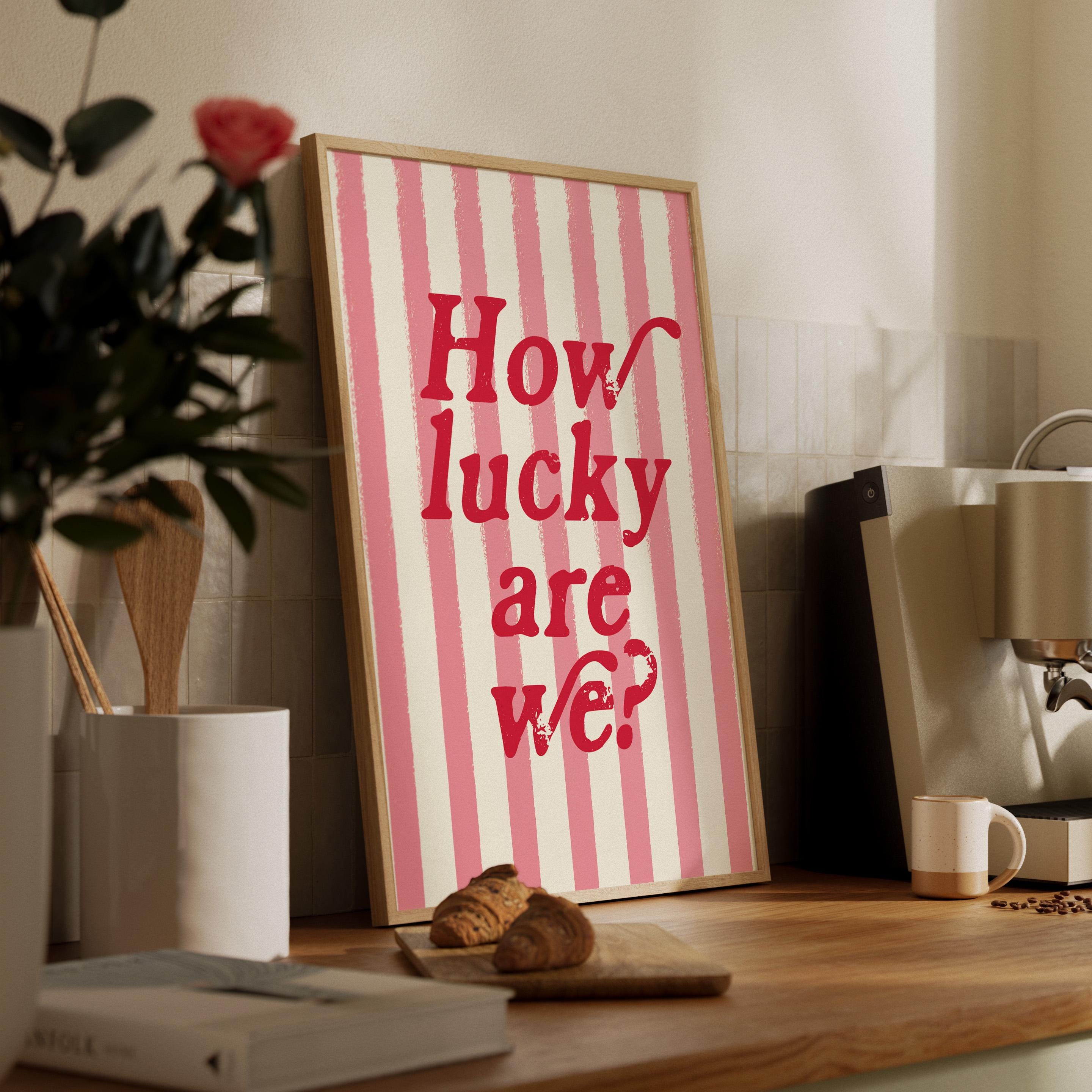 Lucky Heart Wall Print: Trendy Home Decor