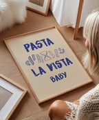 Pasta La Vista Kitchen Print: Fun Wall Art