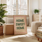 Home Sweet Home Print: Modern Wall Decor