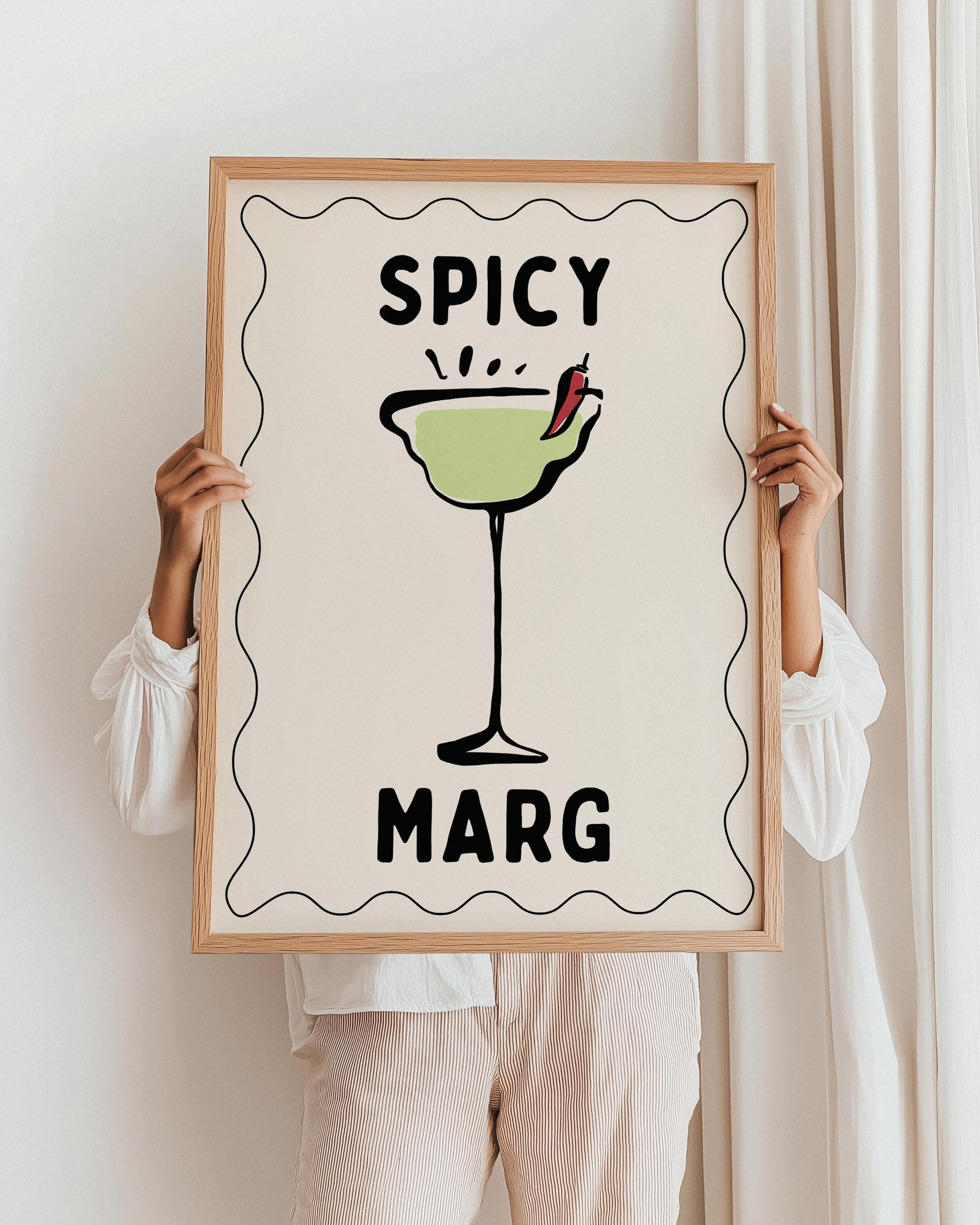 Spicy Margarita Kitchen Print, Wall Art