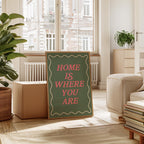 Home Is Where You Are Print: Family Wall Decor