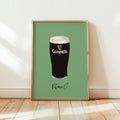 Guinness Beer Print: Home Bar Wall Art