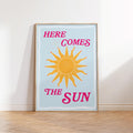 Here Comes The Sun Print: Summer Wall Art