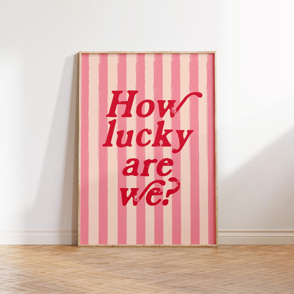 Lucky Heart Wall Print: Trendy Home Decor