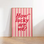 Lucky Heart Wall Print: Trendy Home Decor