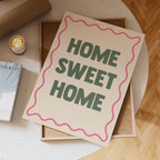 Home Sweet Home Print: Modern Wall Decor