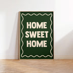 Home Sweet Home Print: Modern Wall Decor