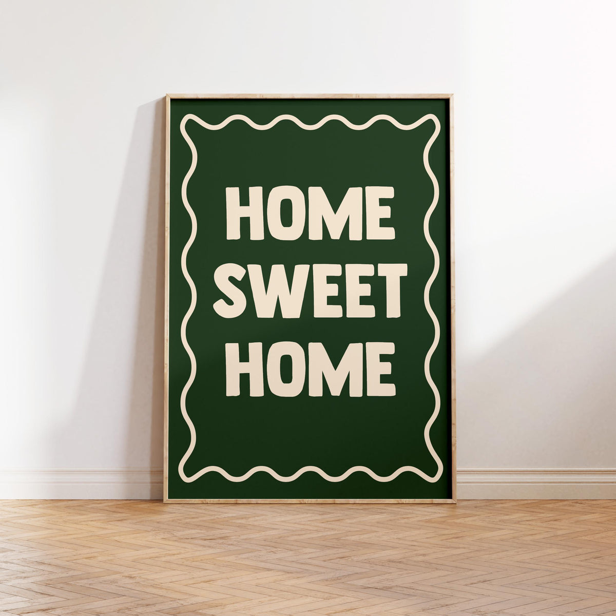 Home Sweet Home Print: Modern Wall Decor