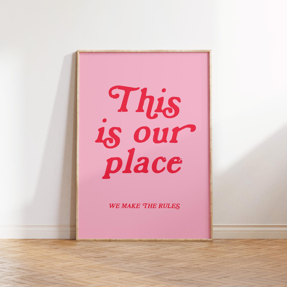 This Is Our Place Art Print, New Home Wall Decor