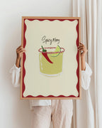 Spicy Margarita Cocktail Print