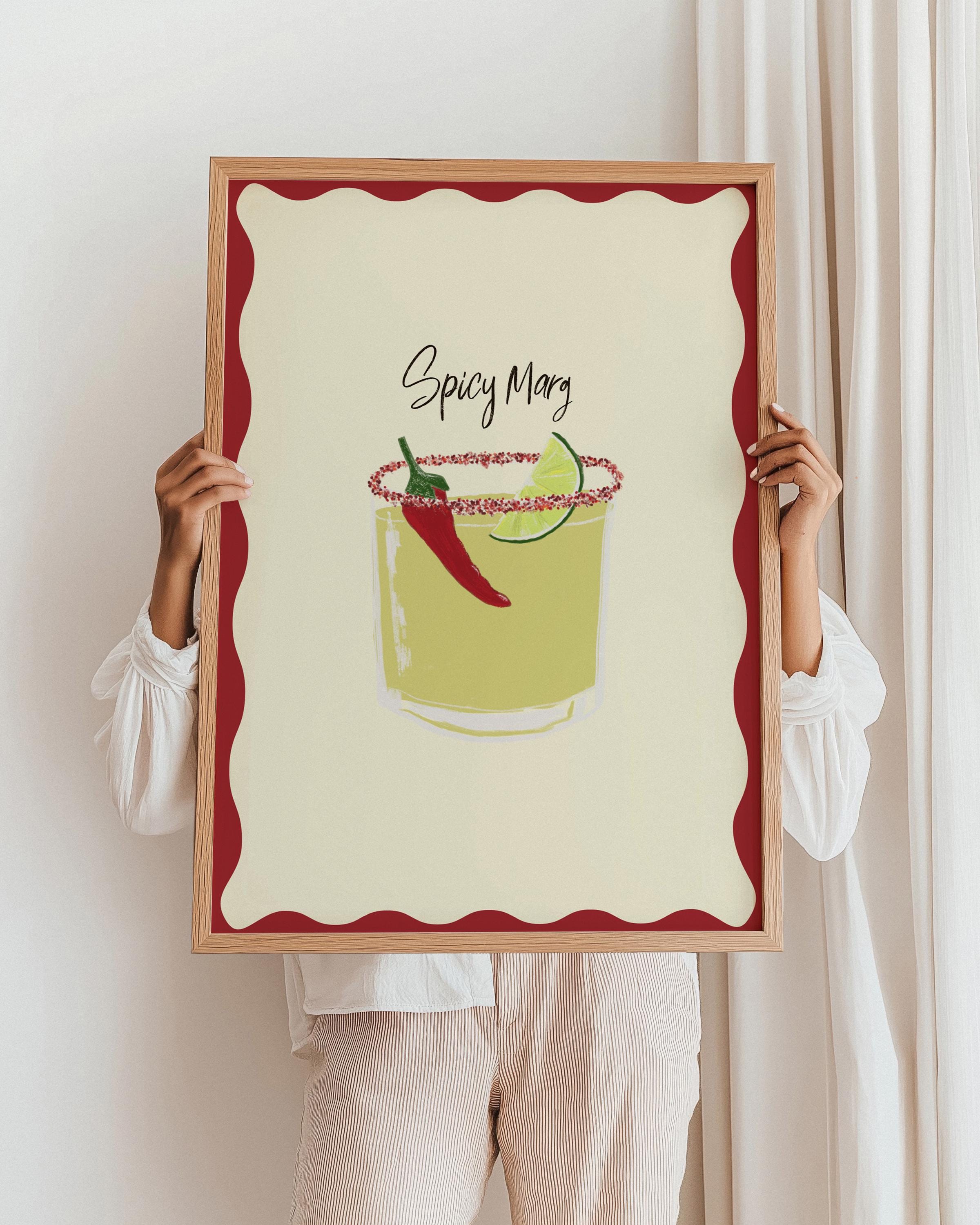 Spicy Margarita Cocktail Print