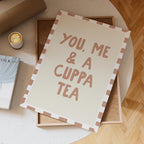 You Me & A Cuppa Tea Print: Kitchen Wall Art