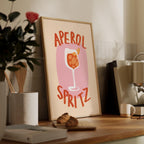 Aperol Spritz Print, Fun Kitchen Wall Art