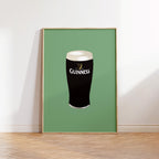 Guinness Beer Print: Home Bar Wall Art