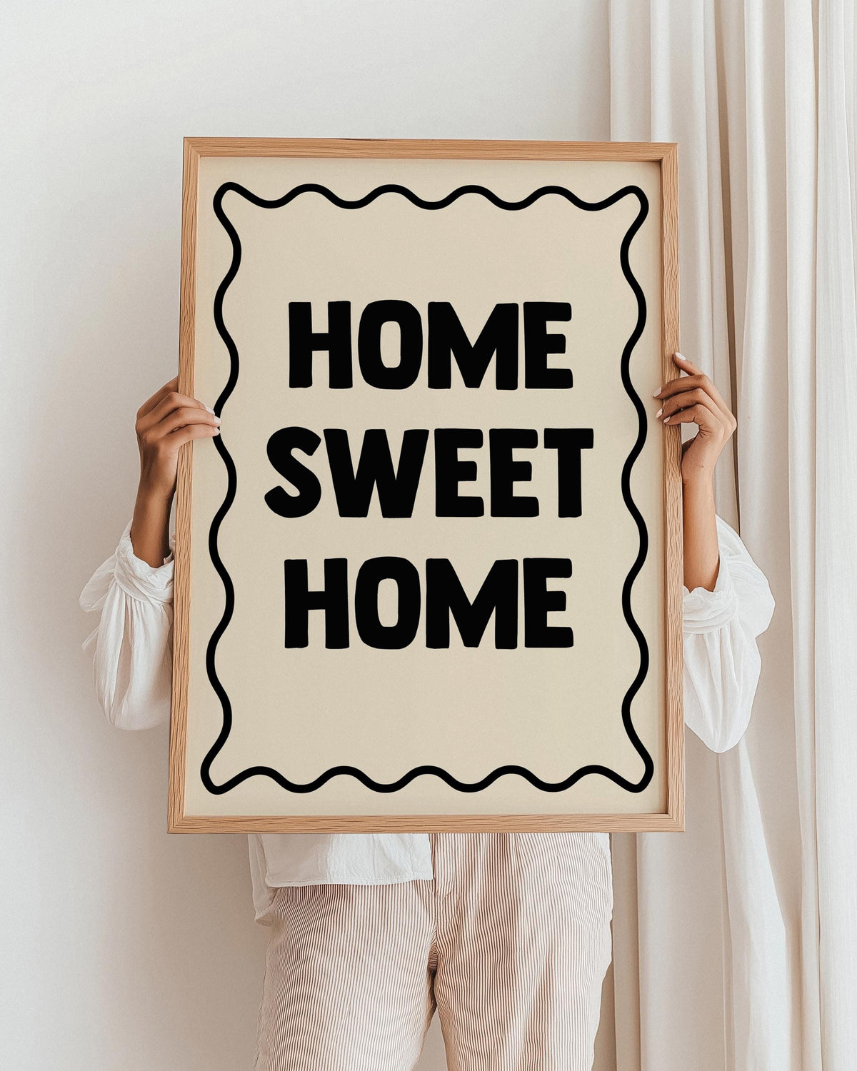Home Sweet Home Print: Modern Wall Decor