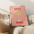 Spicy Margarita Kitchen Print, Wall Art
