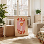 Aperol Spritz Print, Fun Kitchen Wall Art