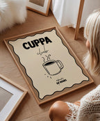 Cuppa Club Tea Print: Kitchen Wall Art