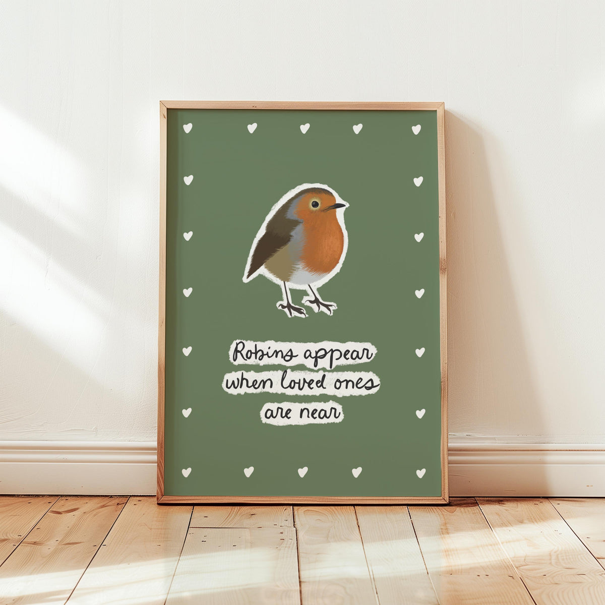 Robins Appear When: Loved One Robin Print, Thinking of you gift