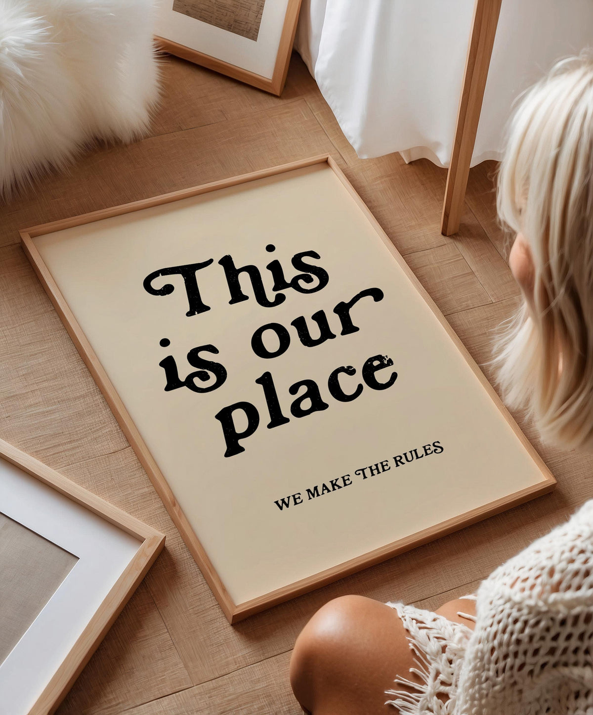 This Is Our Place Art Print, New Home Wall Decor