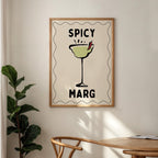 Spicy Margarita Kitchen Print, Wall Art