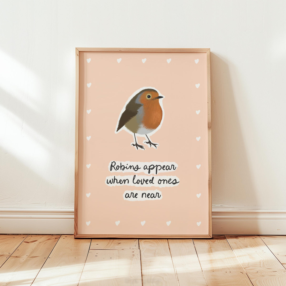 Robins Appear When: Loved One Robin Print, Thinking of you gift