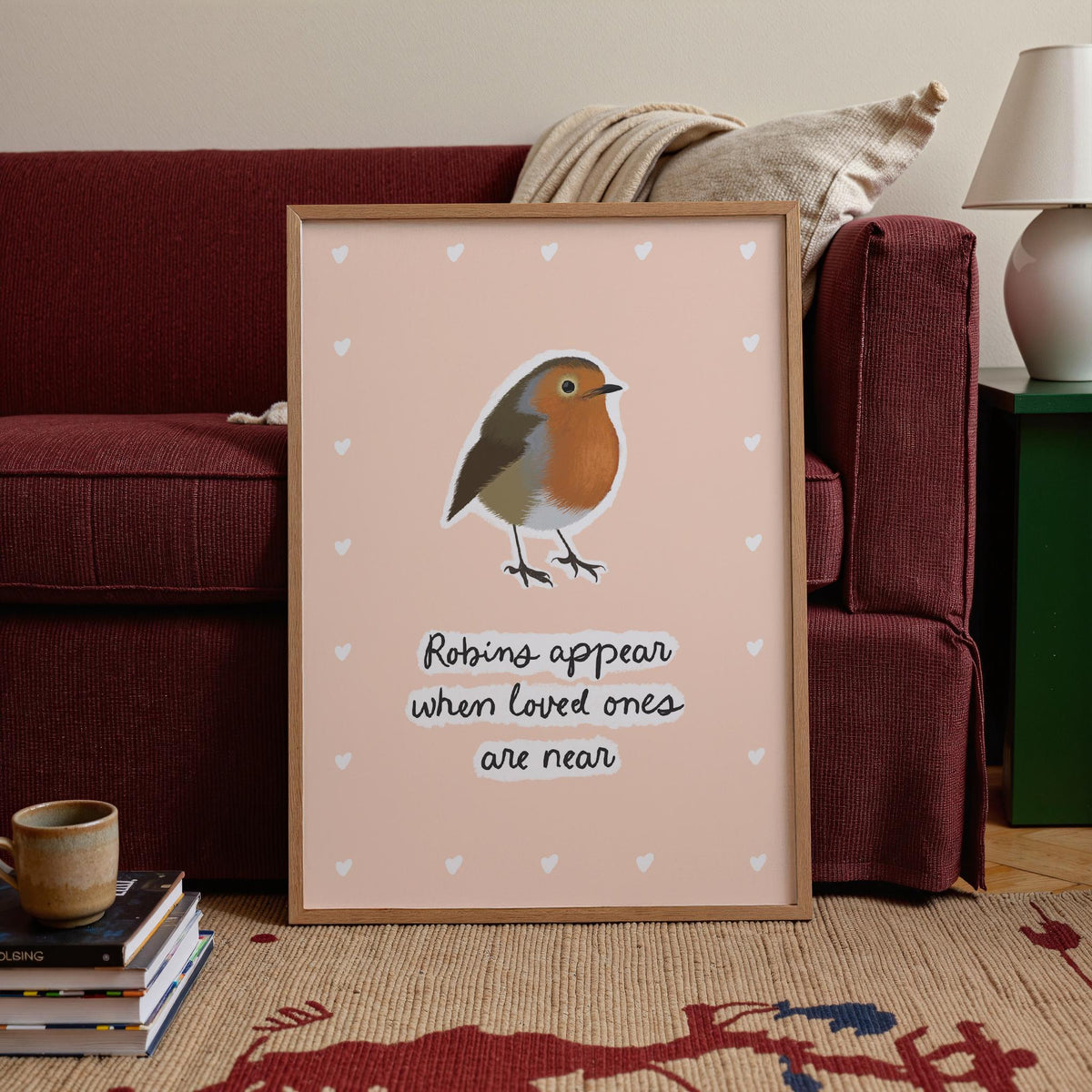 Robins Appear When: Loved One Robin Print, Thinking of you gift