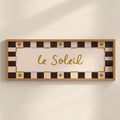 Le Soleil Sun Print, Sunshine Panoramic Horizontal Print, Above Door Art (20x50cm / 20x8 inches)