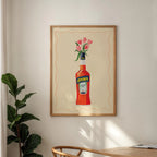 Aperol Spritz Cocktail Print: Kitchen Wall Art