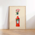 Aperol Spritz Cocktail Print: Kitchen Wall Art