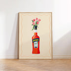 Aperol Spritz Cocktail Print: Kitchen Wall Art