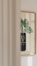 Guinness Inspired Can Plant Print: Trendy Wall Art